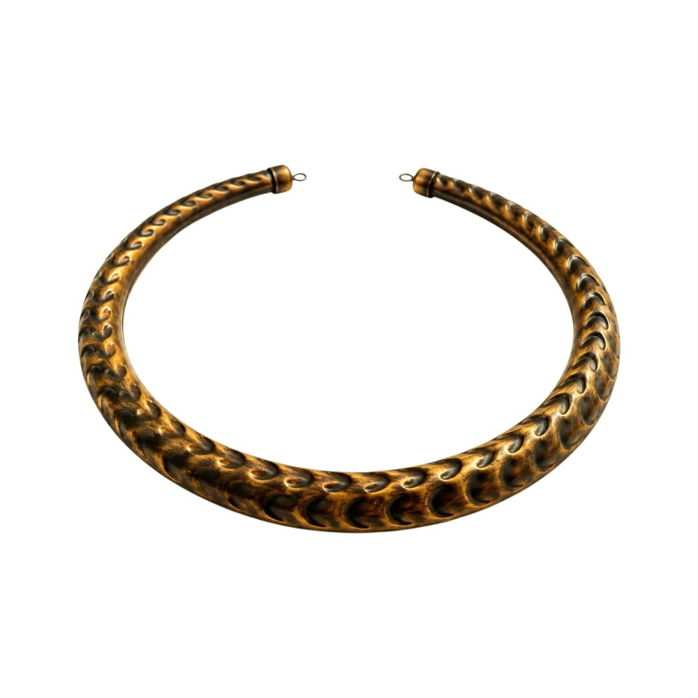 Purely Handmade Lightweight Brass Neckpiece