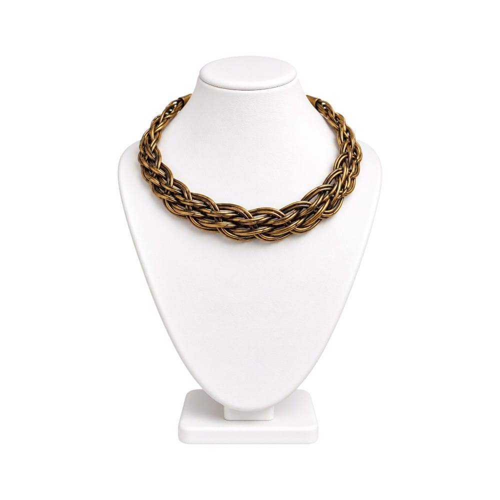 Purely Handmade Lightweight Brass Neckpiece