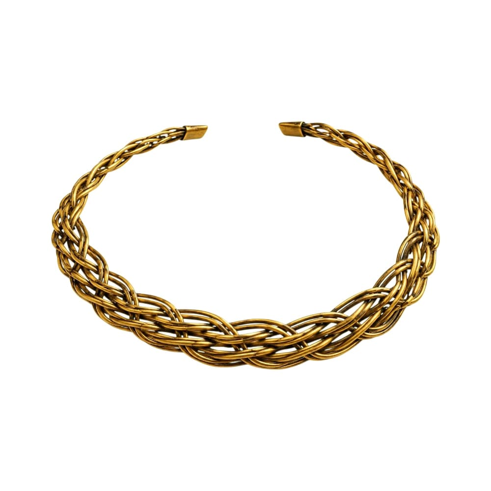 Purely Handmade Lightweight Brass Neckpiece