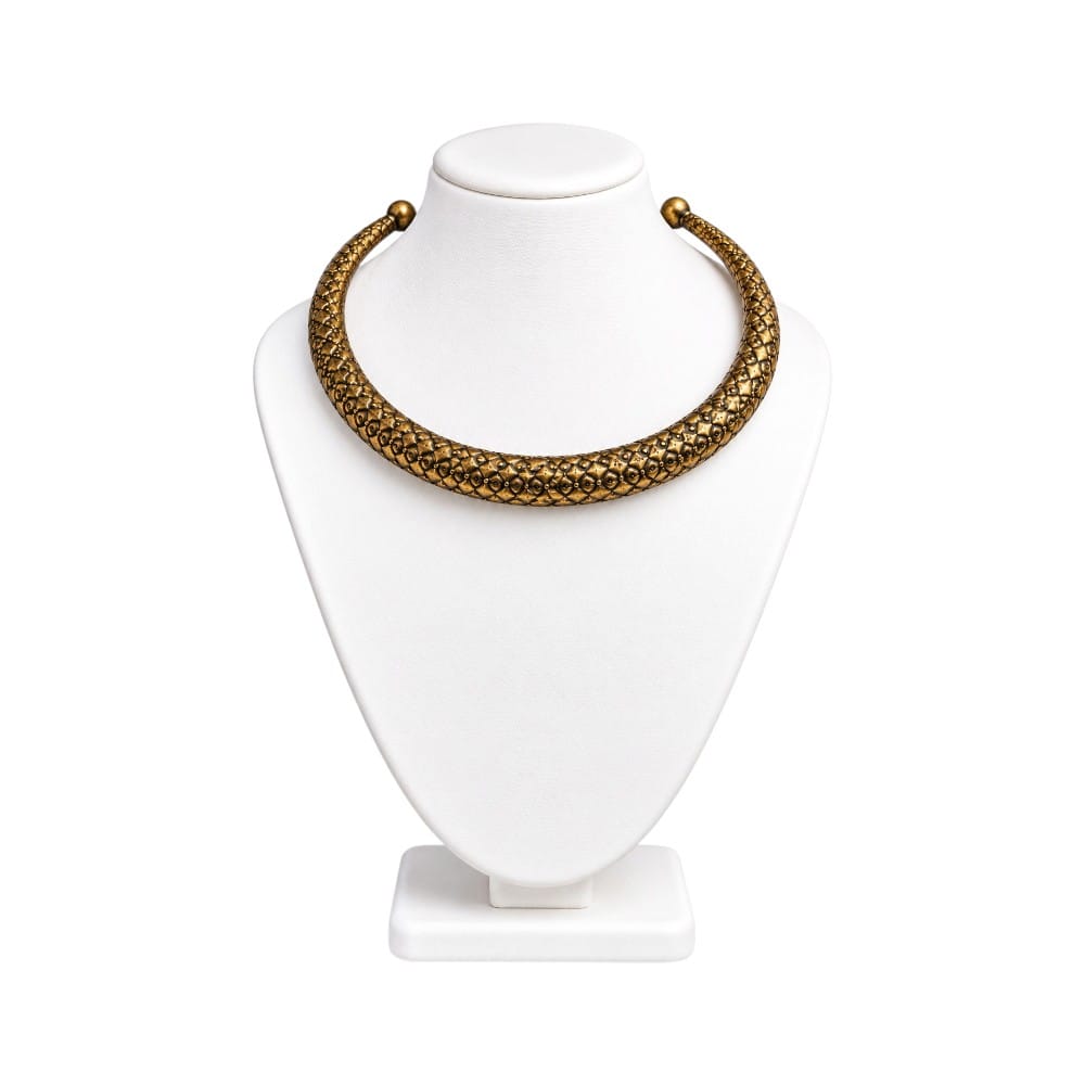 Purely Handmade Lightweight Brass Neckpiece