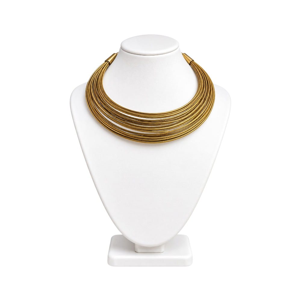 Purely Handmade Lightweight Brass Neckpiece