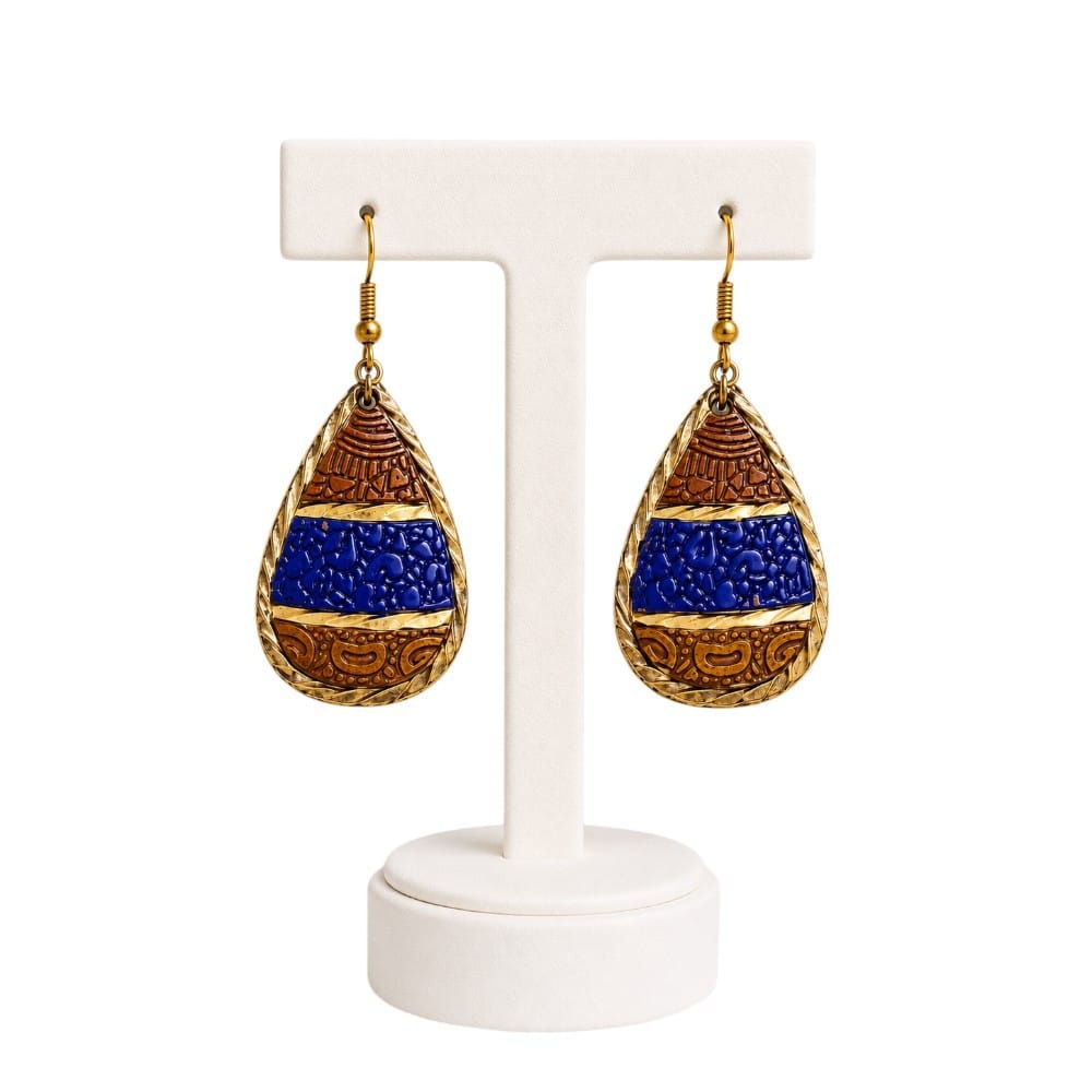 Purely Handmade Brass Earrings