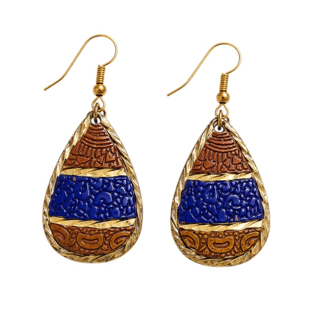 Purely Handmade Brass Earrings
