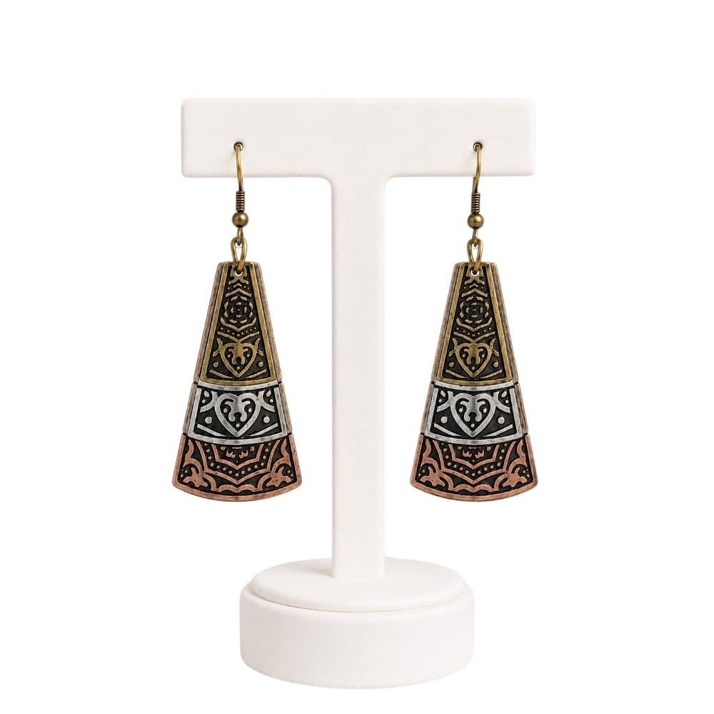 Purely Handmade Brass Earrings