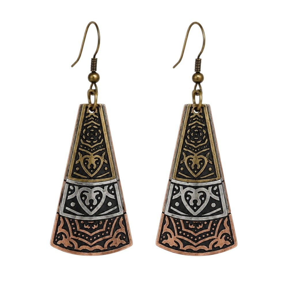 Purely Handmade Brass Earrings