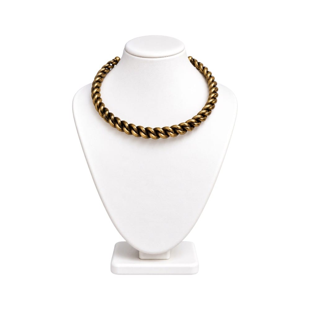 Purely Handmade Lightweight Brass Neckpiece