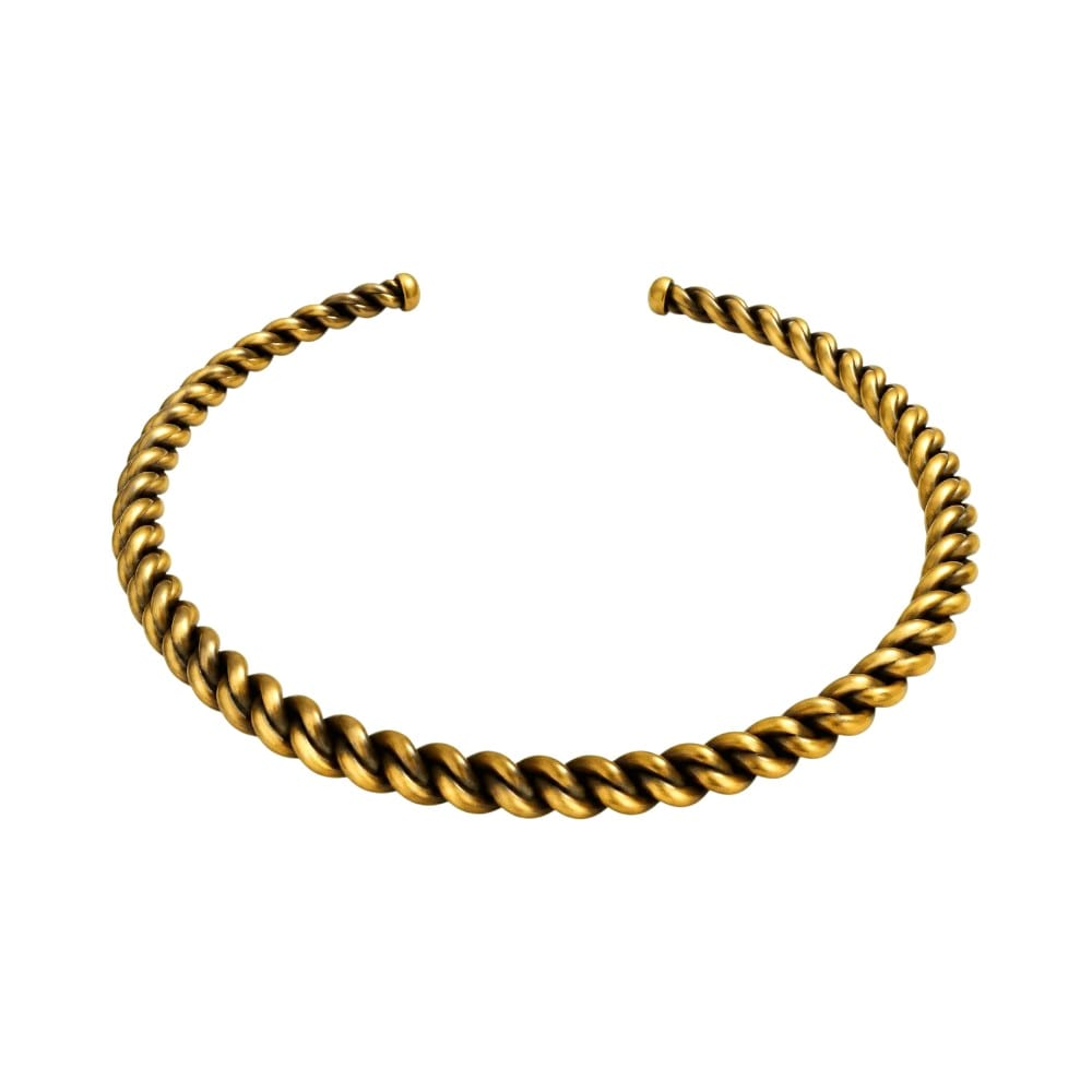 Purely Handmade Lightweight Brass Neckpiece