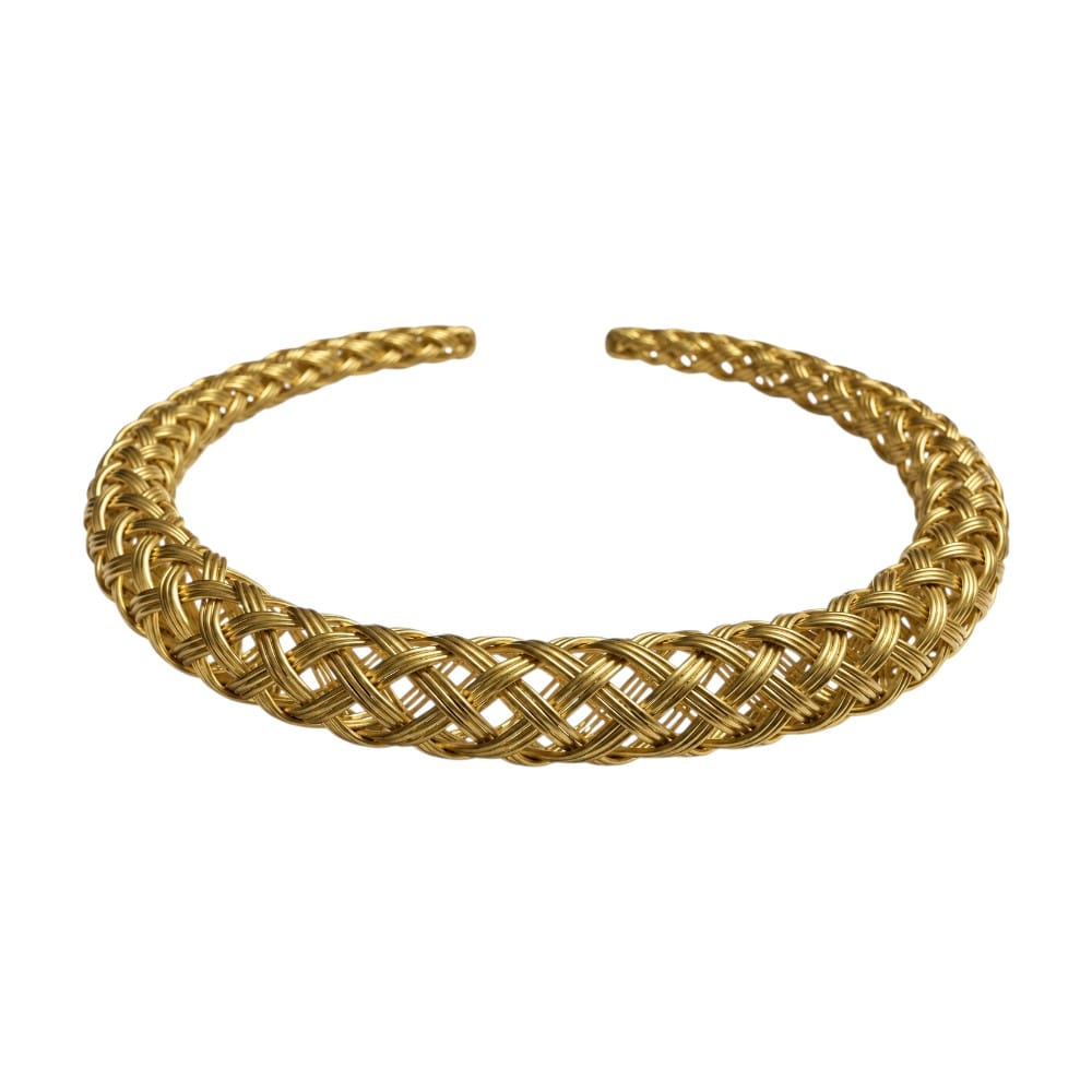 Purely Handmade Lightweight Brass Neckpiece