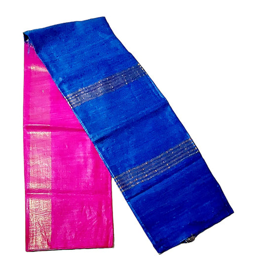 Premium Tussar Ghiccha Silk Saree  with Blouse Piece For Women & Girls