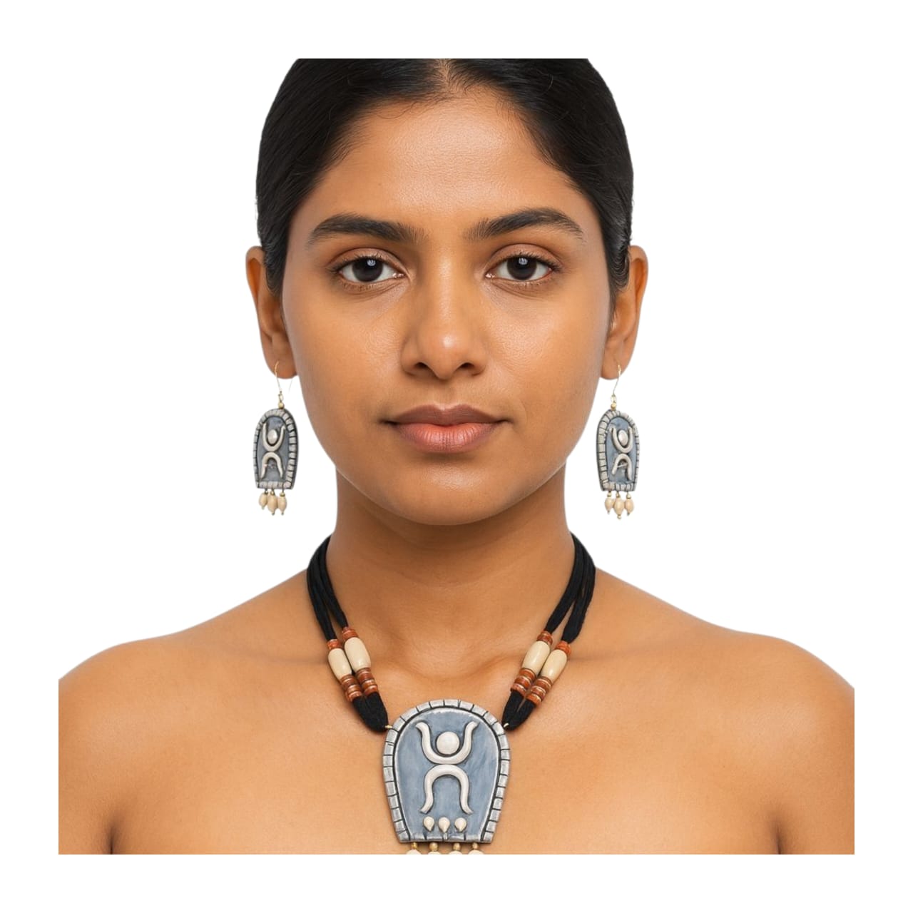 Terracotta Thread Necklace Sets