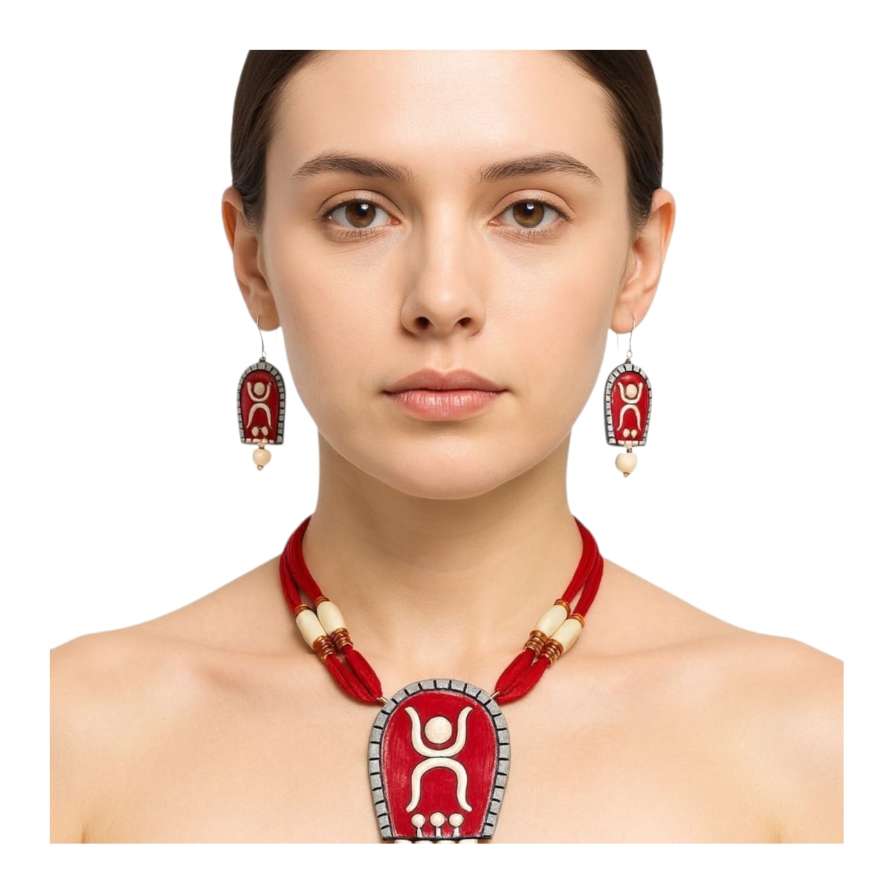 Terracotta Thread Necklace Sets