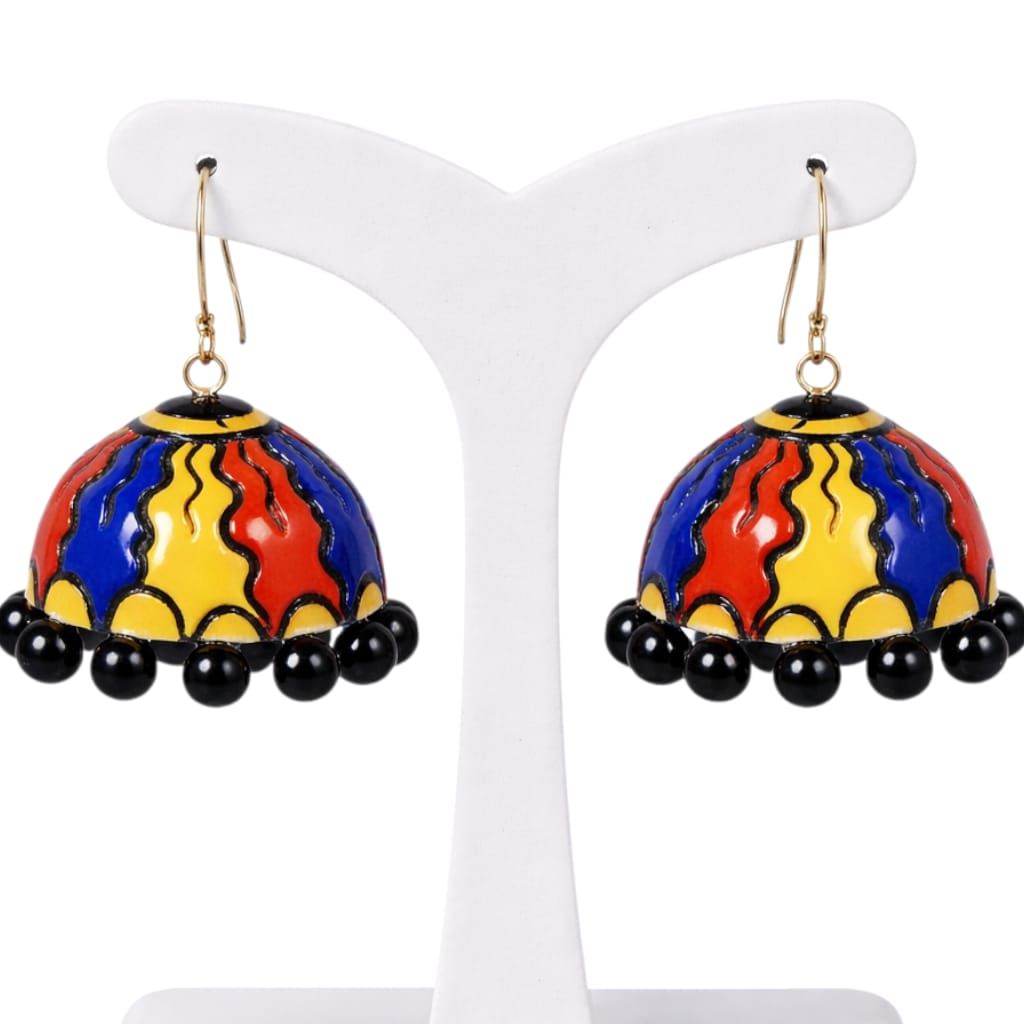 Terracotta Small Jhumka Designer Earrings