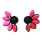 Floral Design Terracotta Stud Earrings