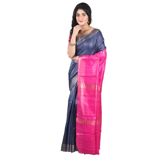 Premium Pure Handloom Silk Cotton Sarees with Blouse Piece For Women & Girls