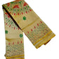 Hand Embroidered Kantha Cotton Silk Saree With Thread Work, Comfortable Fabric And Blouse Piece