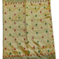 Hand Embroidered Kantha Cotton Silk Saree With Thread Work, Comfortable Fabric And Blouse Piece