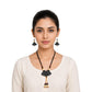 Purely Handmade Terracotta Rope Necklace With Earrings