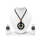 Purely Handmade Terracotta Rope Necklace With Earrings