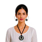 Purely Handmade Terracotta Rope Necklace With Earrings