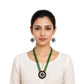 Purely Handmade Terracotta Rope Necklace With Earrings
