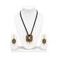 Purely Handmade Terracotta Rope Necklace With Earrings