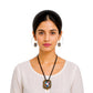 Purely Handmade Terracotta Rope Necklace With Earrings