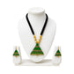 Purely Handmade Terracotta Rope Necklace With Earrings