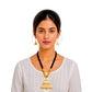 Purely Handmade Terracotta Rope Necklace With Earrings