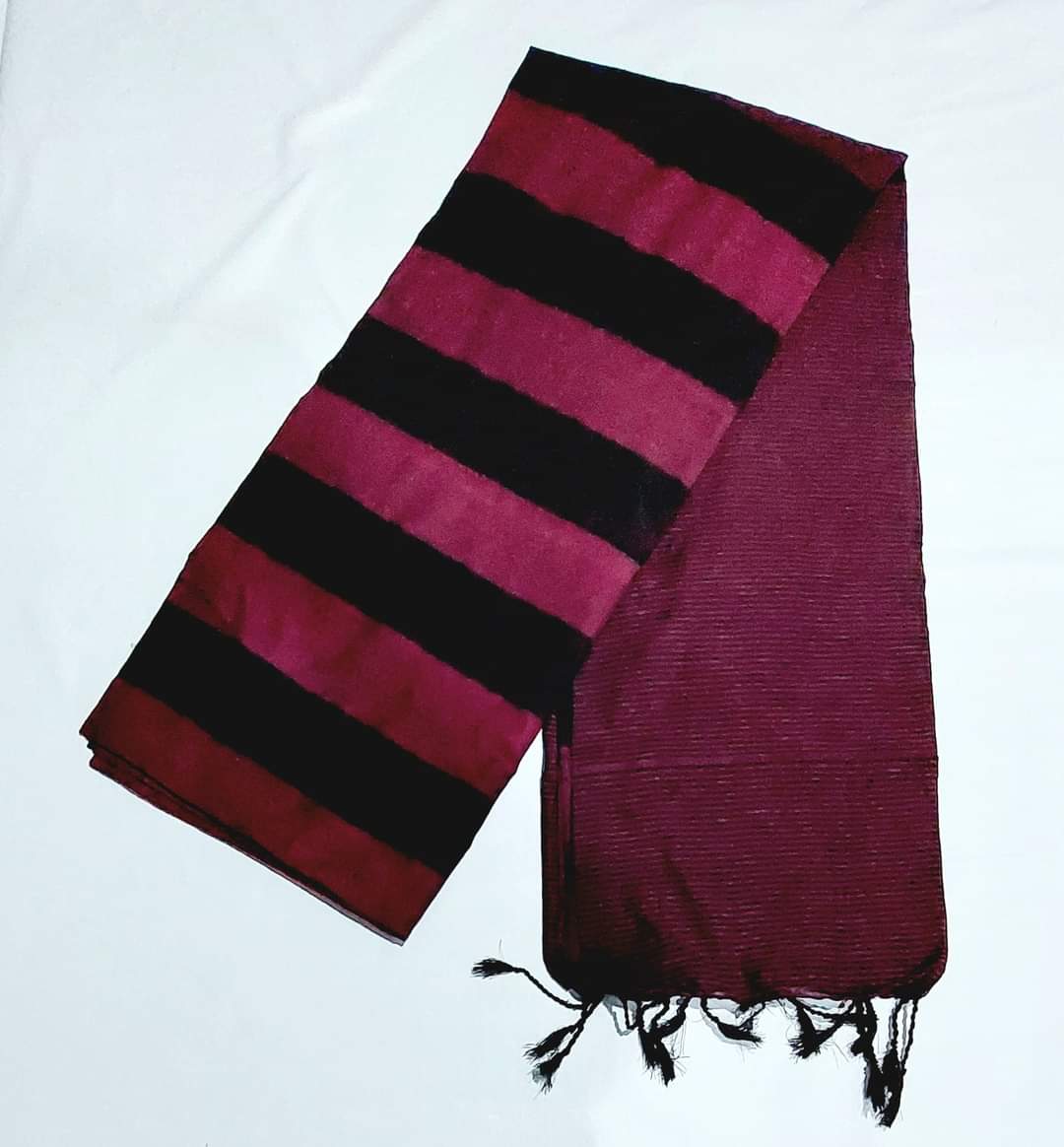 Pure Cotton Handloom Striped Sarees with Blouse Piece