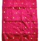 Maheshwari Cotton Silk Saree with Contrast Blouse & Contrast Pallu