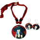 Terracotta Handpainted Jewellery Set