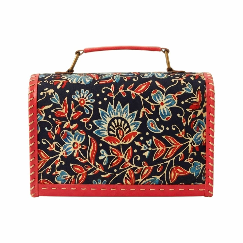 Handcrafted Leather Box-Style Sling Bag