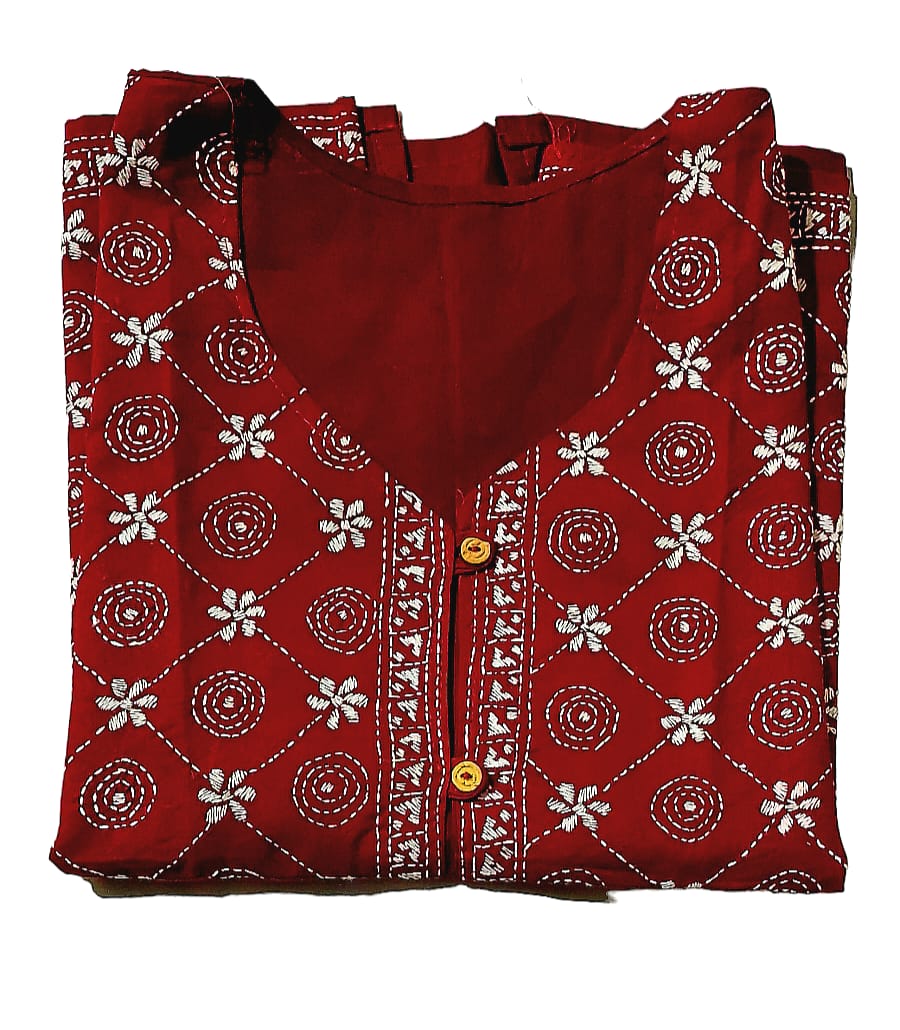 Handmade Hand-Embroidered Kantha Jackets