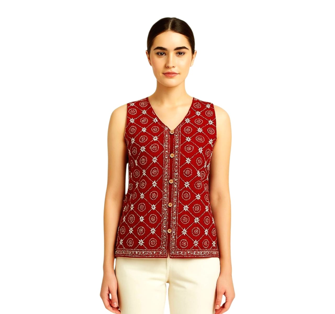 Handmade Hand-Embroidered Kantha Jackets