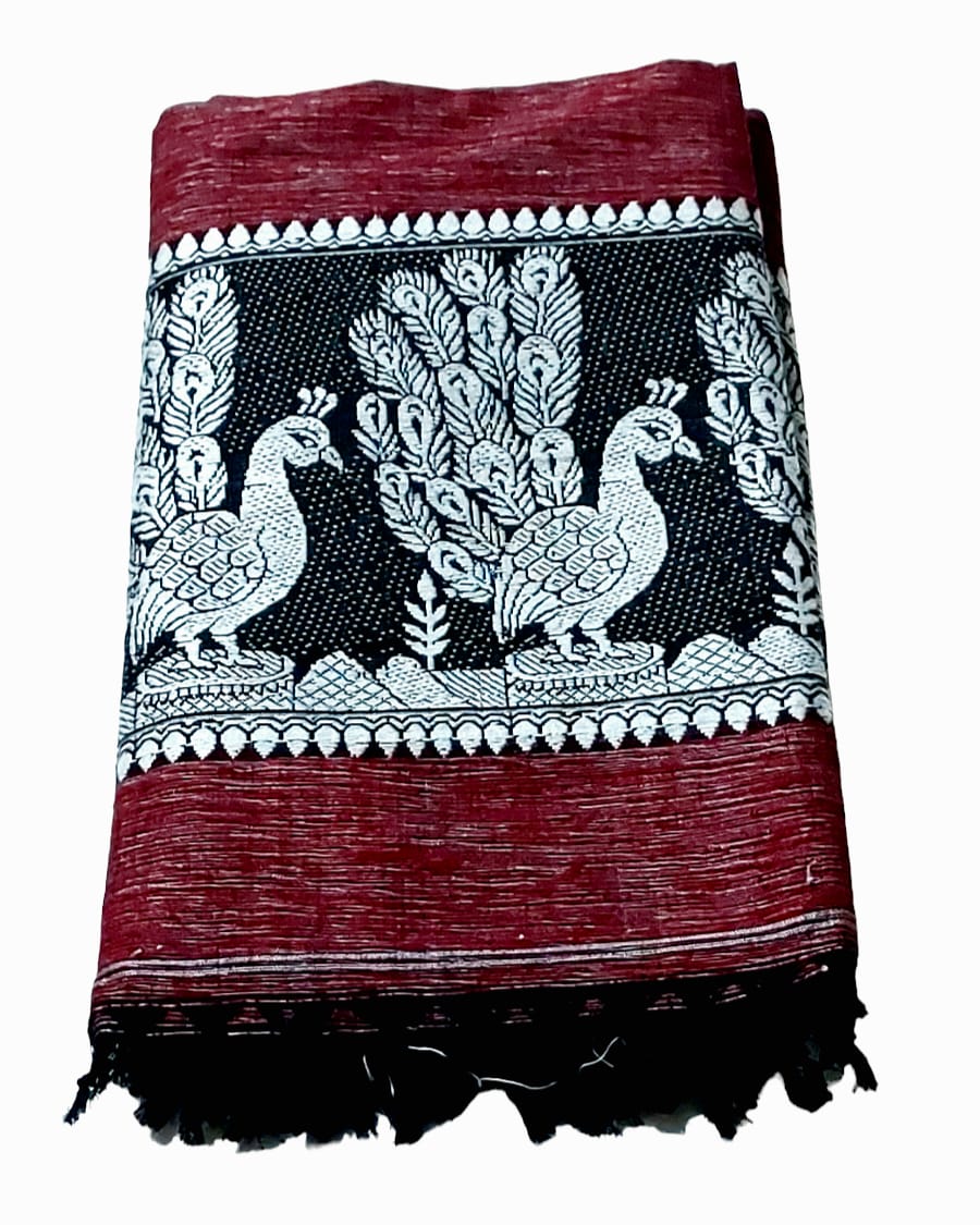 Purely Handwoven Lightweight Shawl for Women & Girls