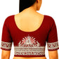 Fash Weave Cotton Silk Madhubani Hand-Painted Blouse Pieces for Women & Girls | Elegant Artisanal Designs Combining Traditional Craftsmanship and Modern Fashion
