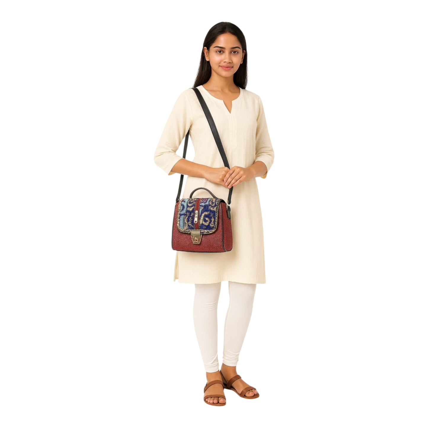 Women's Lightweight Jute Sling Bag