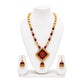 Purely Handmade Terracotta Rope Necklace With Earrings
