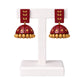 Terracotta Dual Coloured Small Jhumkas