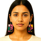 Purely Handmade & Handpainted Bamboo Earrings