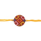 Purely Handmade & Handpainted Terracotta Rakhis for Brother