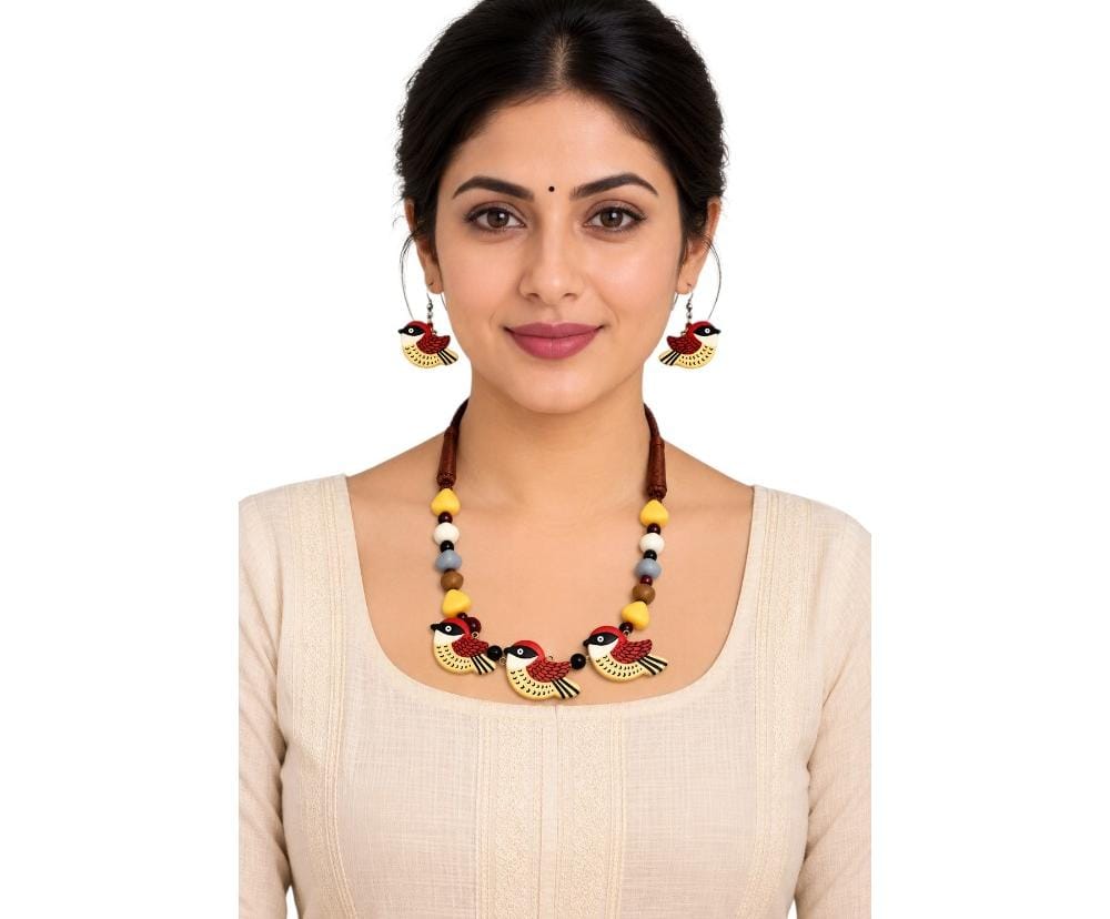 Premium Purely Handmade Clay Jewellery Sets for Women & Girls