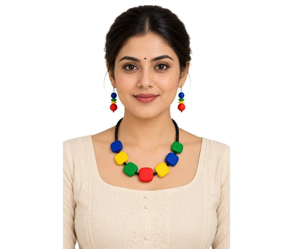 Premium Purely Handmade Clay Jewellery Sets for Women & Girls