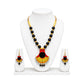 Purely Handmade Terracotta Rope Necklace With Earrings