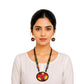 Purely Handmade Terracotta Rope Necklace With Earrings