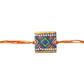Purely Handmade & Handpainted Terracotta Rakhis for Brother