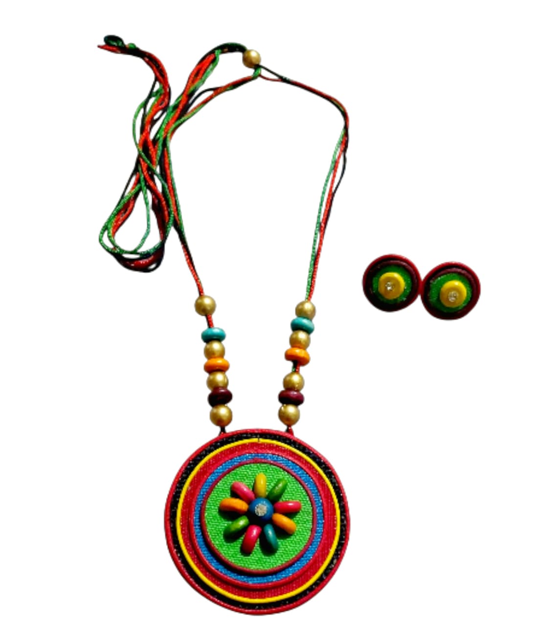 Premium Purely Handmade Jute Jewellery Sets (With Earrings)