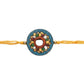 Purely Handmade & Handpainted Terracotta Rakhis for Brother