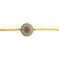 Purely Handmade & Handpainted Terracotta Rakhis for Brother