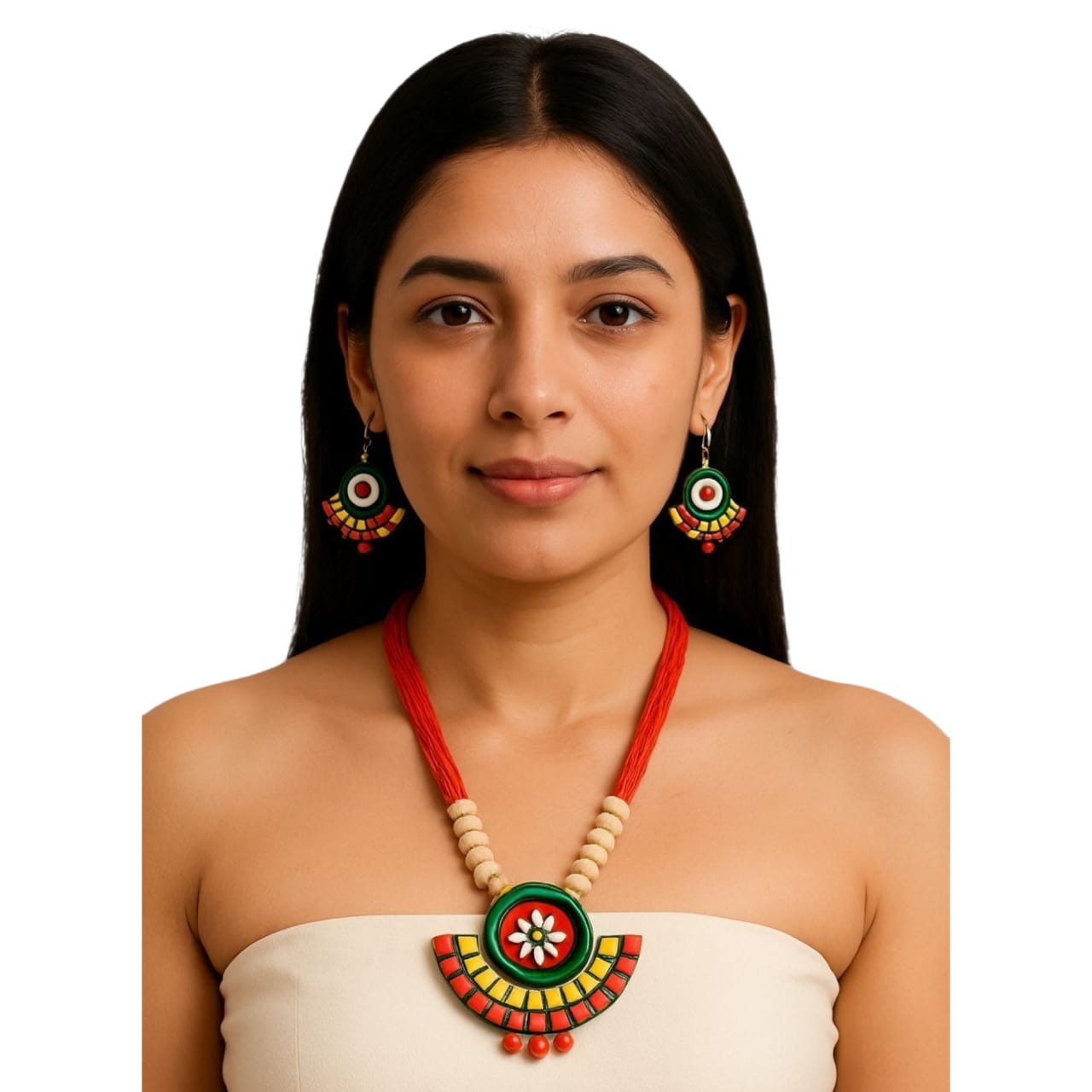Terracotta Thread Necklace Sets